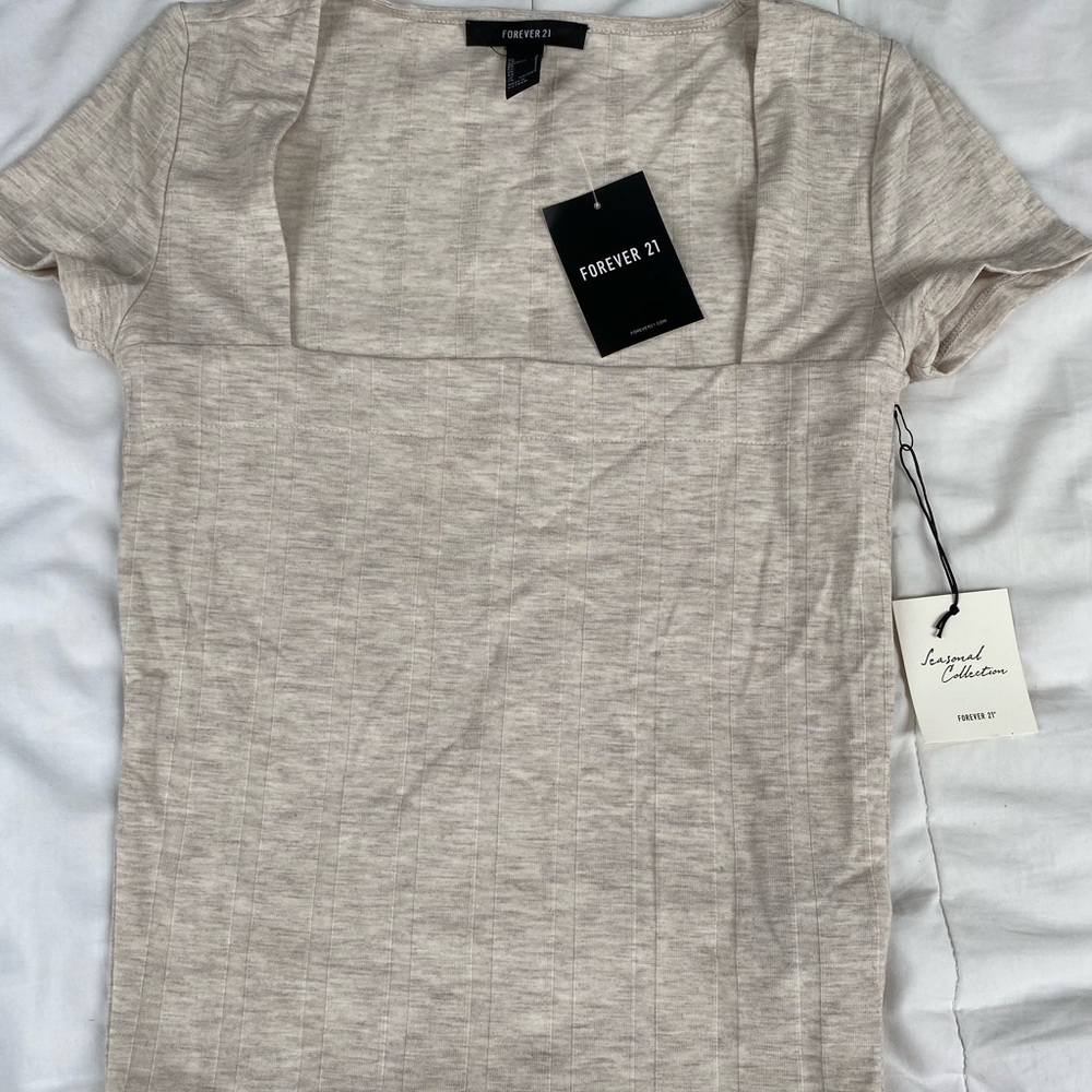 Forever 21 straight neck top